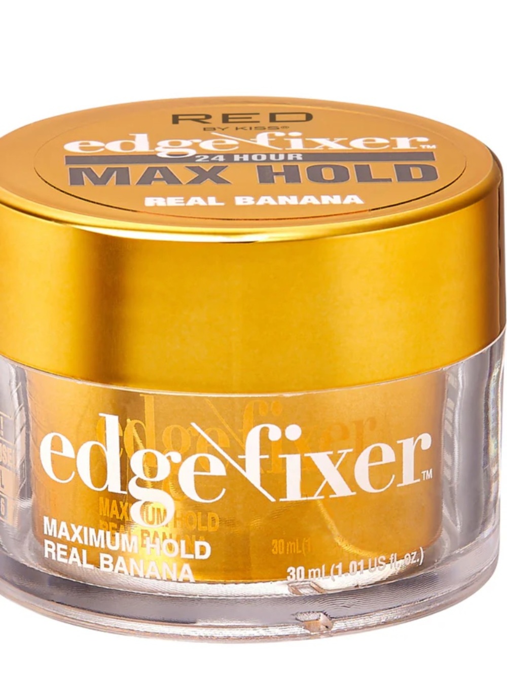 2pk- Kiss edge Fixer Max Hold a hair Gel banana